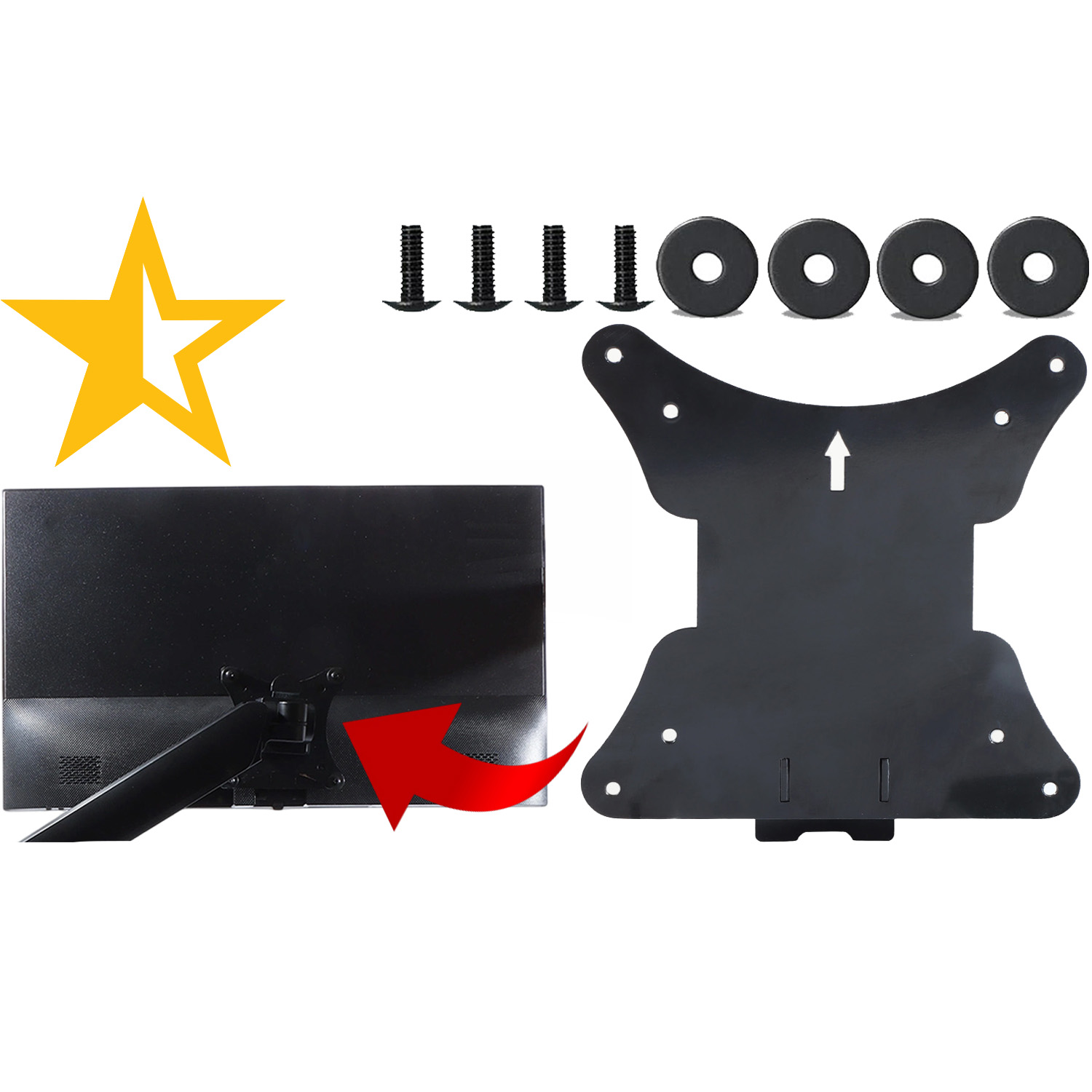 Desk Setup Monitor Arm - Adapter mocowania VESA do monitora Acer