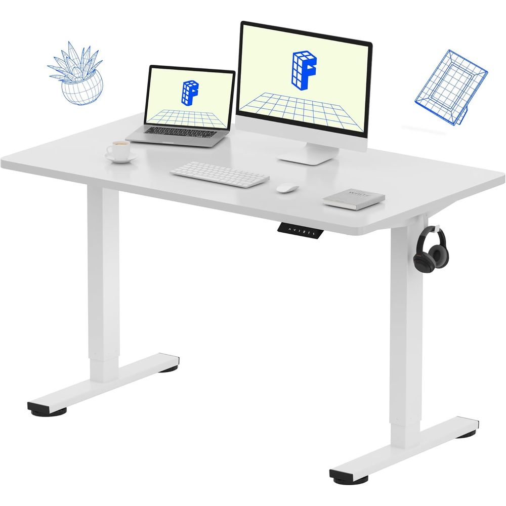 Desk Setup One Monitor - Biurko stojące jednoczęściowe EN1 48