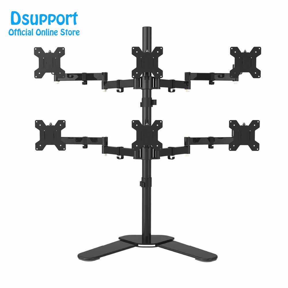 Desk Setup Monitor Arm - Sześciouramienny uchwyt biurkowy na monitory LCD/LED,