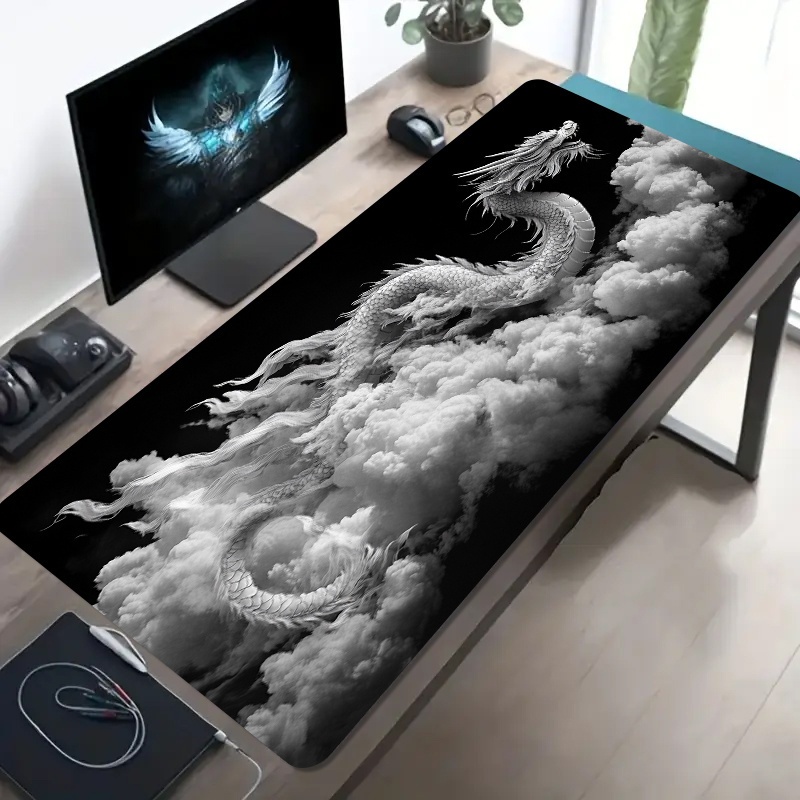 Czarno-biała podkładka pod mys – Desk Setup Black And White recenzja i cena