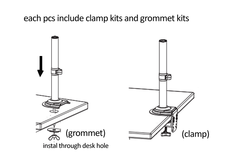 Uchwyt biurkowy do monitora LC – Desk Setup Monitor Arm recenzja i cena