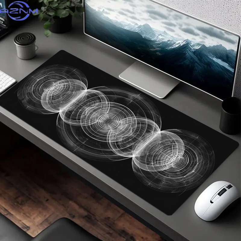 Duża czarno-biała podkładka po – Desk Setup Black And White recenzja i cena