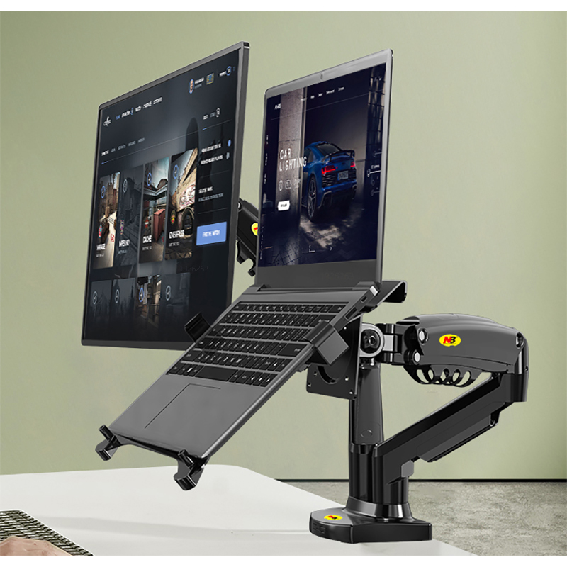 Podwójne ramię ze sprężyną gaz – Desk Setup Monitor Arm recenzja i cena