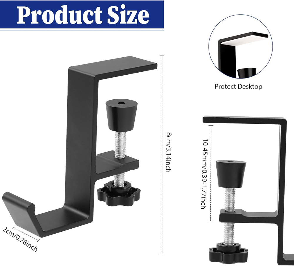 Wieszak na słuchawki ze stopu  – Desk Setup Gaming recenzja i cena