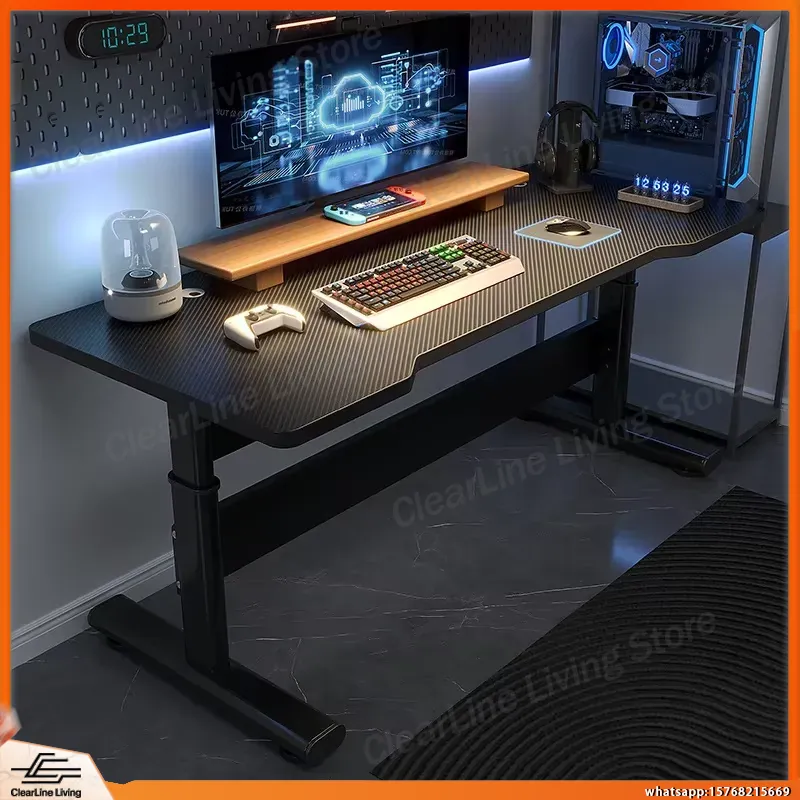 Elektryczne biurko gamingowe z – Desk Setup Ergonomics recenzja i cena