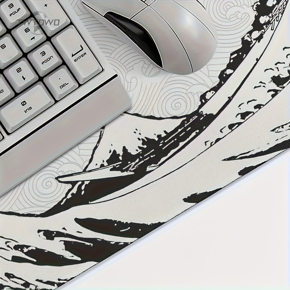 Czarno-biała mata na biurko XX – Desk Setup Black And White recenzja i cena