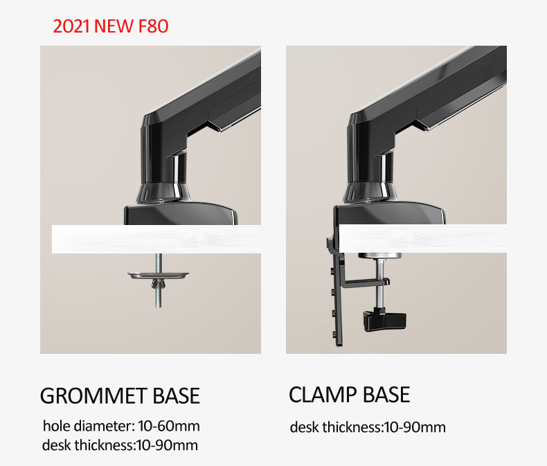 NOWY NB F80 17-30' Uchwyt na M – Desk Setup Monitor Arm recenzja i cena