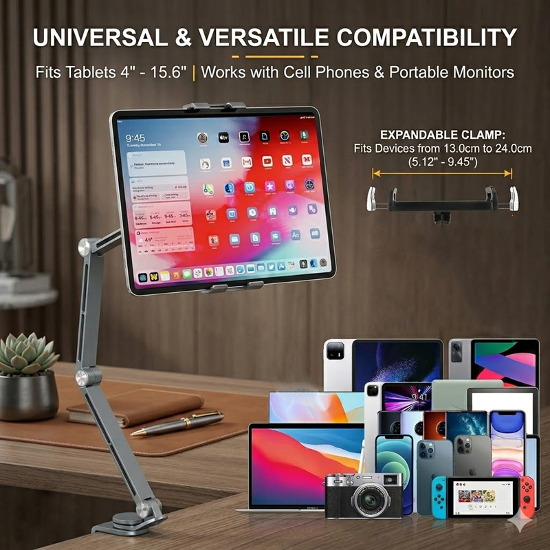 Uchwyt do iPada na biurko Tabl – Desk Setup Monitor Arm recenzja i cena