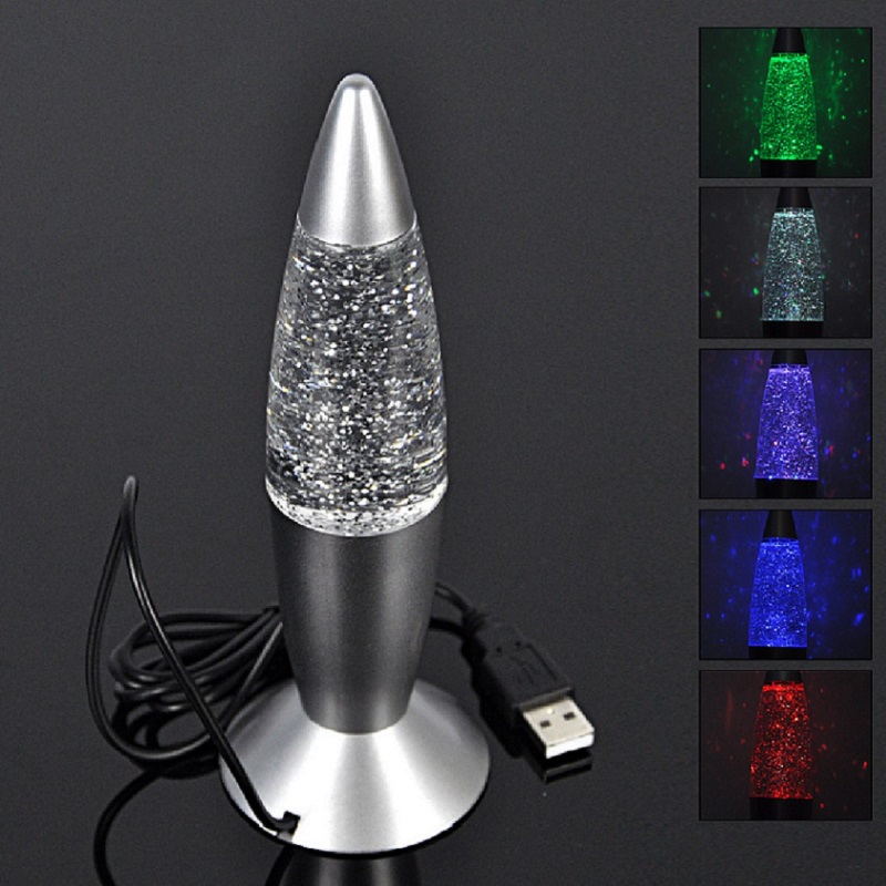 Lampa LED w kształcie rakiety, – Desk Setup Gaming recenzja i cena