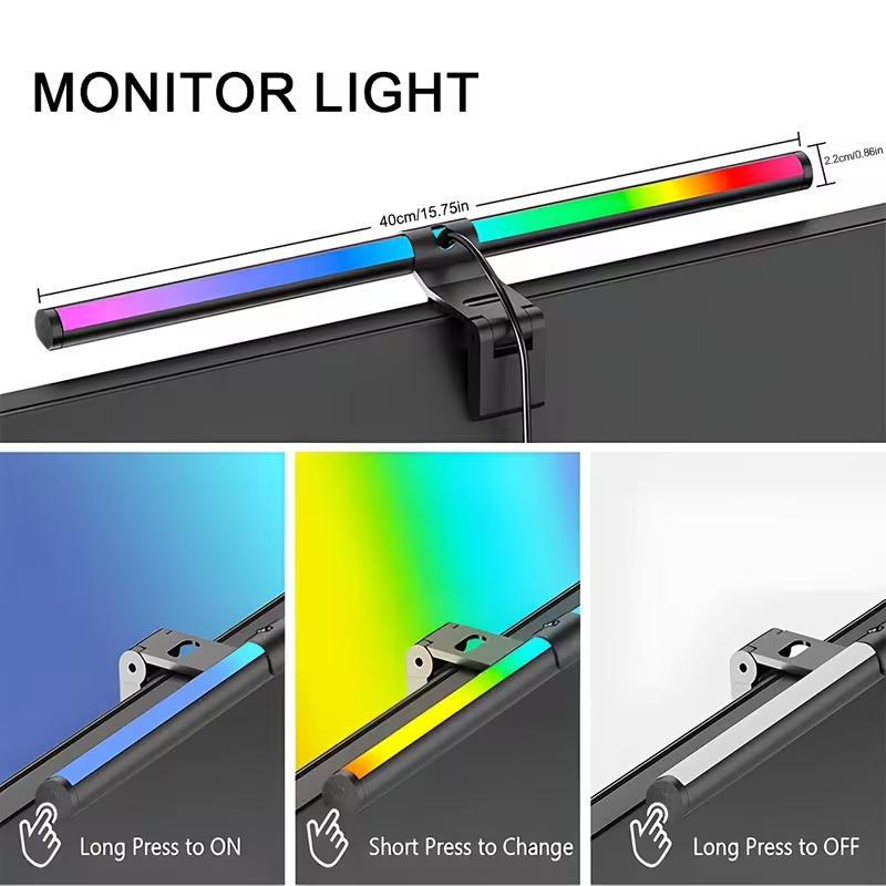 Lampa LED na monitor komputero – Desk Setup Gaming recenzja i cena