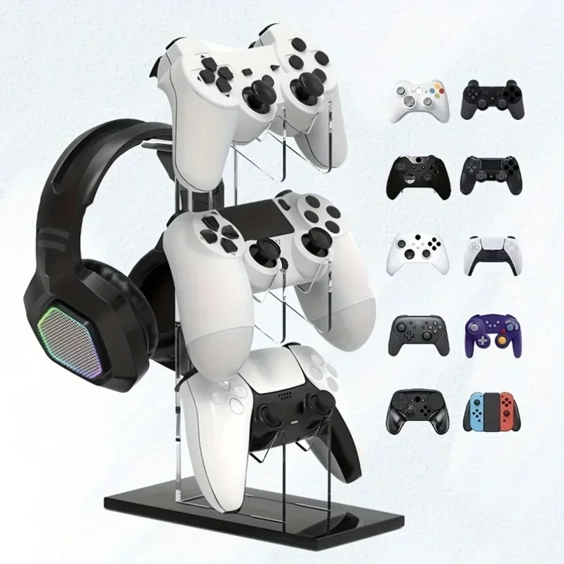 Stojak na gry 3-poziomowy, uch – Desk Setup Headphones recenzja i cena