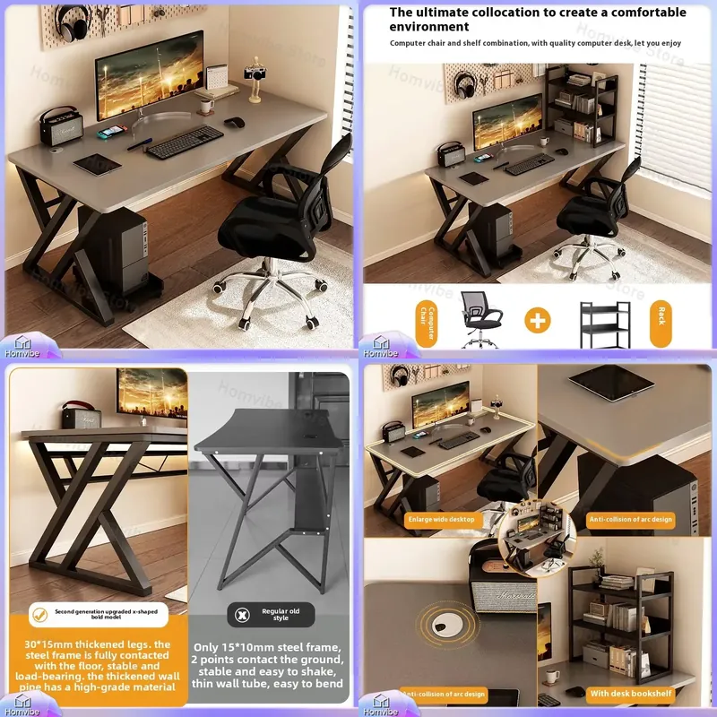 Nowoczesne drewniane biurko ko – Desk Setup Ergonomics recenzja i cena
