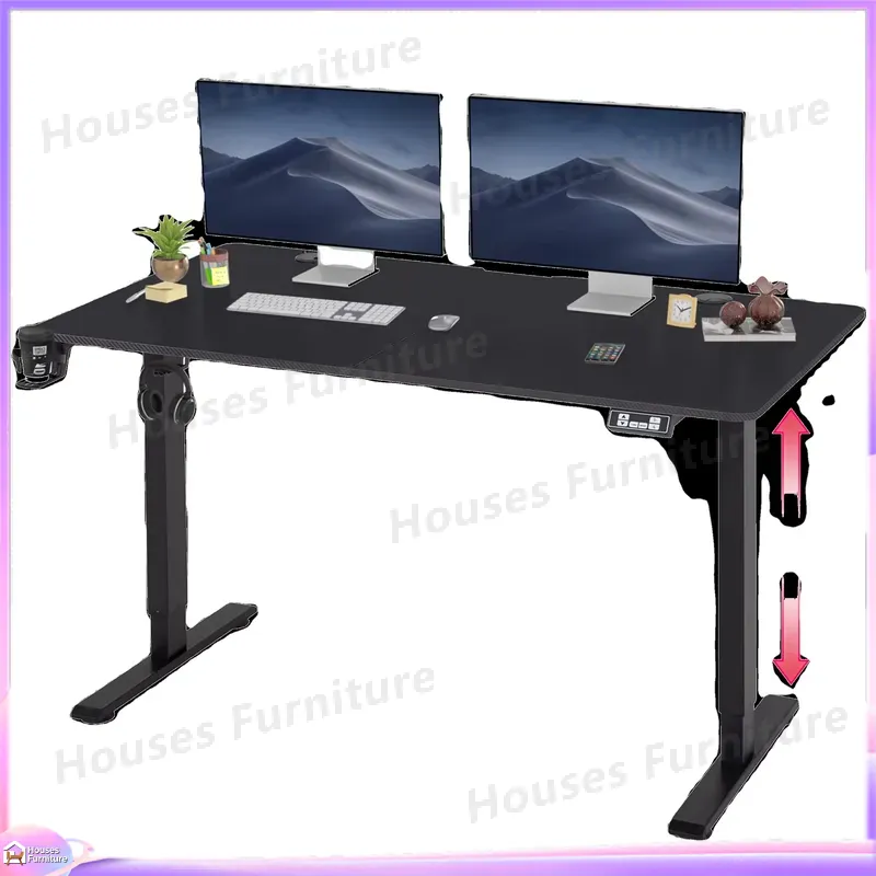 Duże biurko gamingowe z oświet – Desk Setup Ergonomics recenzja i cena