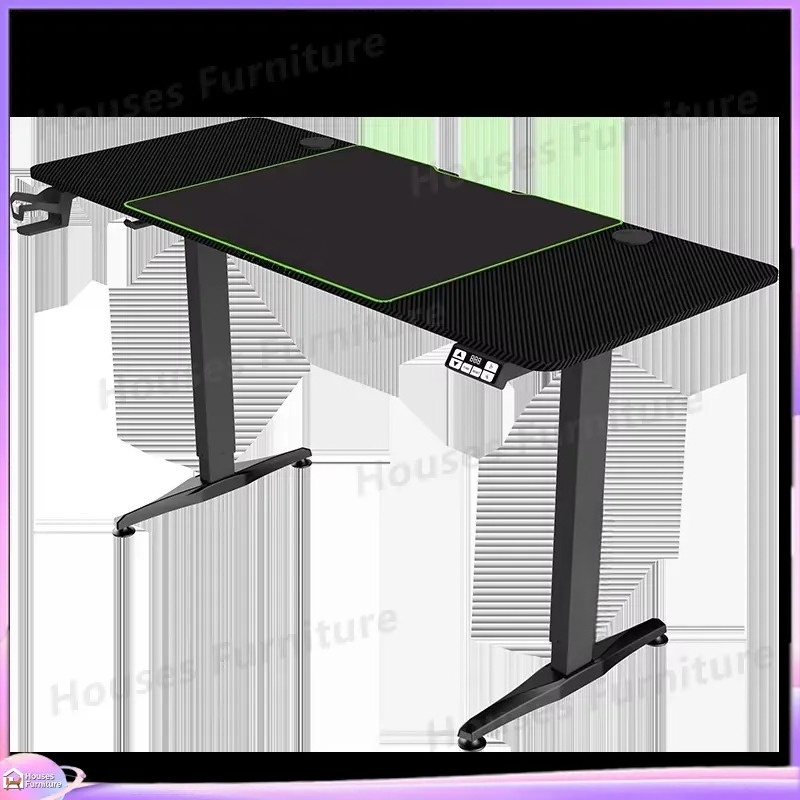Duże biurko gamingowe z oświet – Desk Setup Ergonomics recenzja i cena