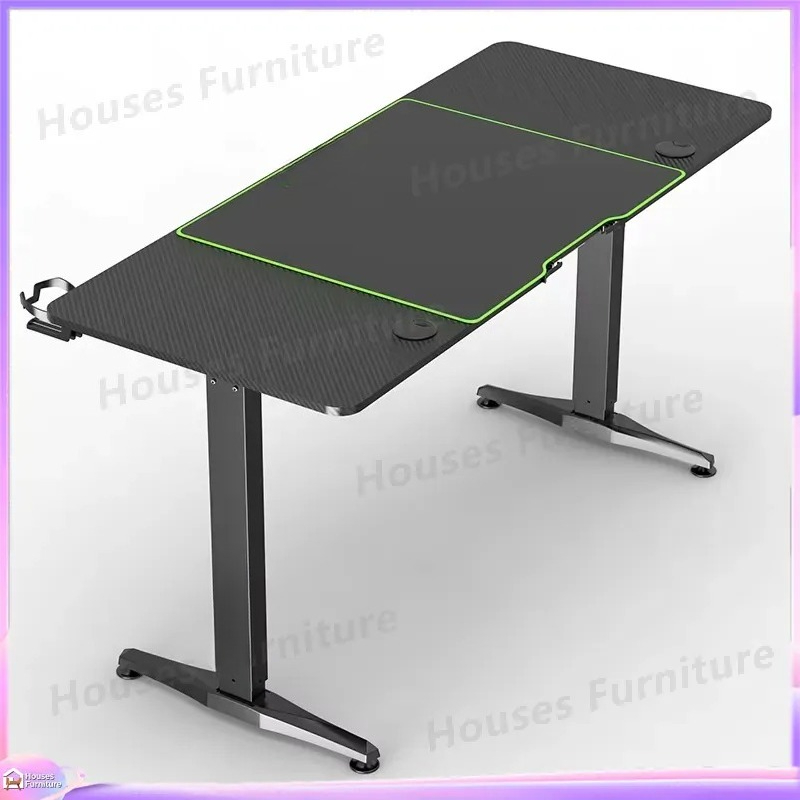 Duże biurko gamingowe z oświet – Desk Setup Ergonomics recenzja i cena