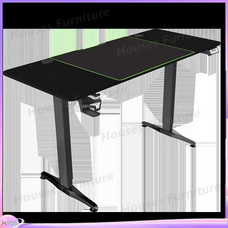 Duże biurko gamingowe z oświet – Desk Setup Ergonomics recenzja i cena