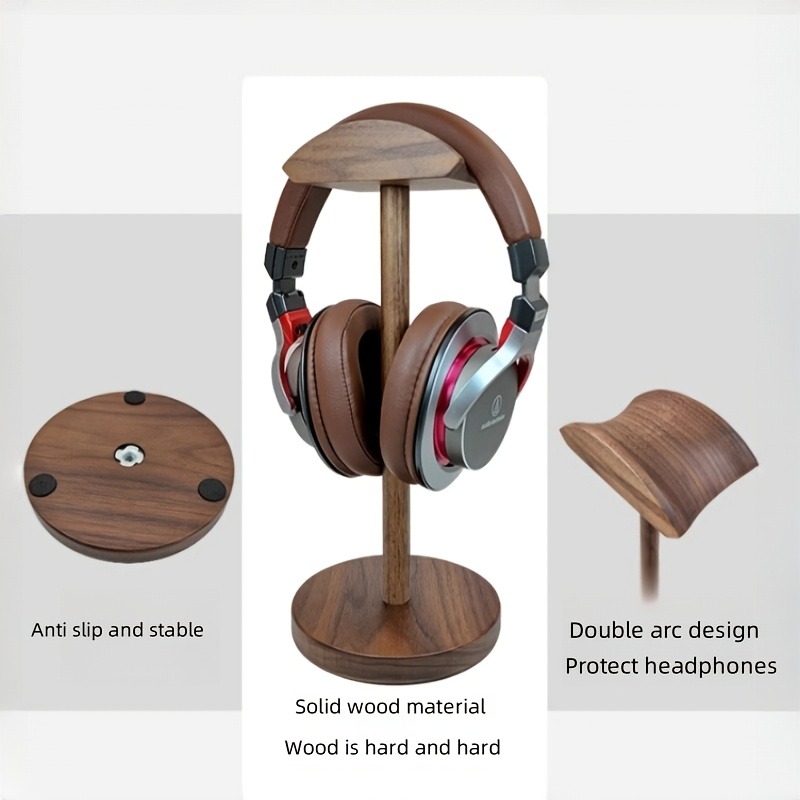 PGY Drewniany Stojak na Słucha – Desk Setup Headphones recenzja i cena