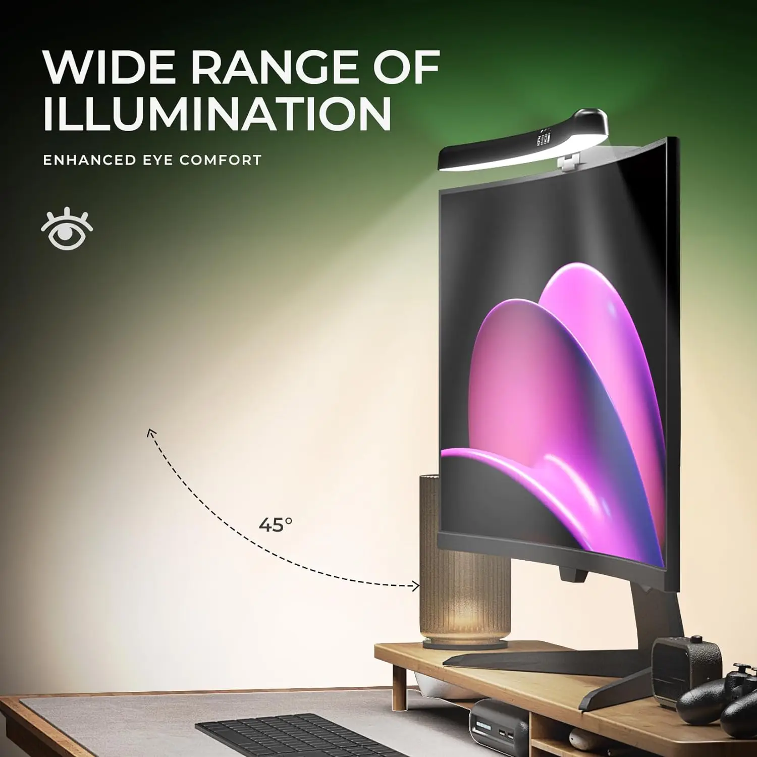Światło do monitora komputerow – Desk Setup Gaming recenzja i cena